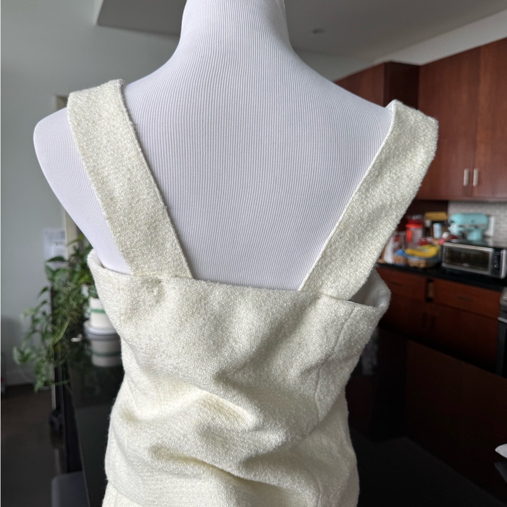 Few Moda Cream Button-Front Two-Piece Set - Picture 4 of 7